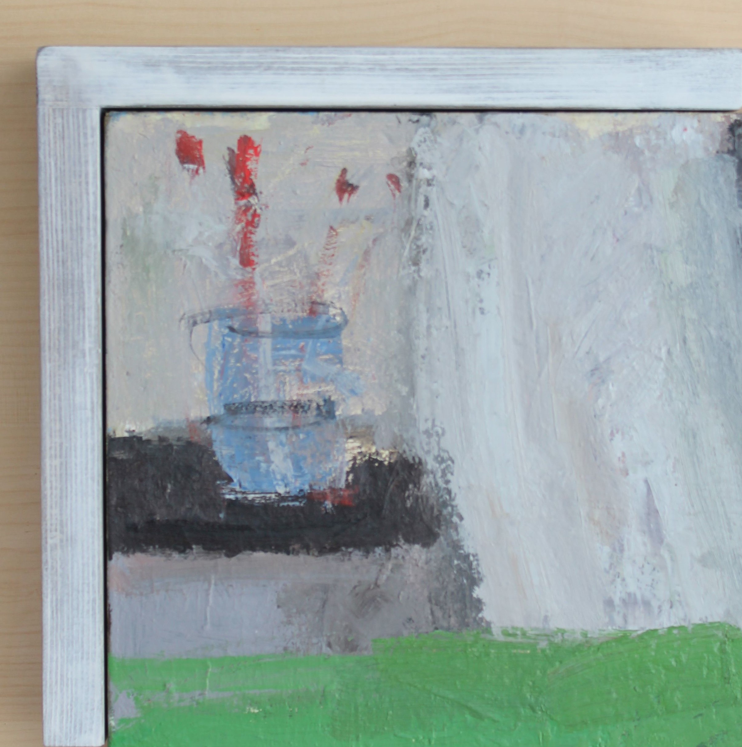 2144 Tray Pined Stained Frame
