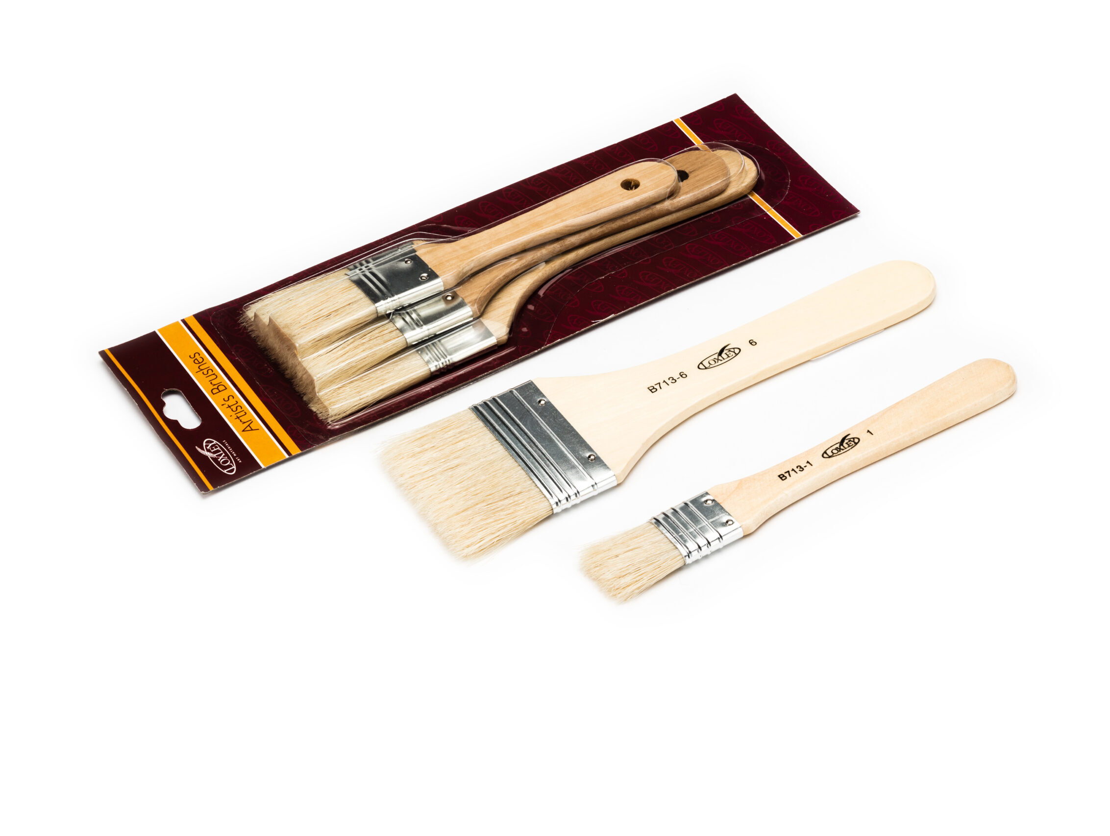 Loxley Wide Bristle Brushes Set of 3