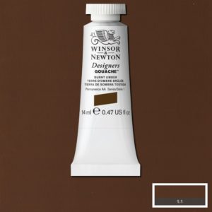 Winsor & Newton Designers Gouache Burnt Umber