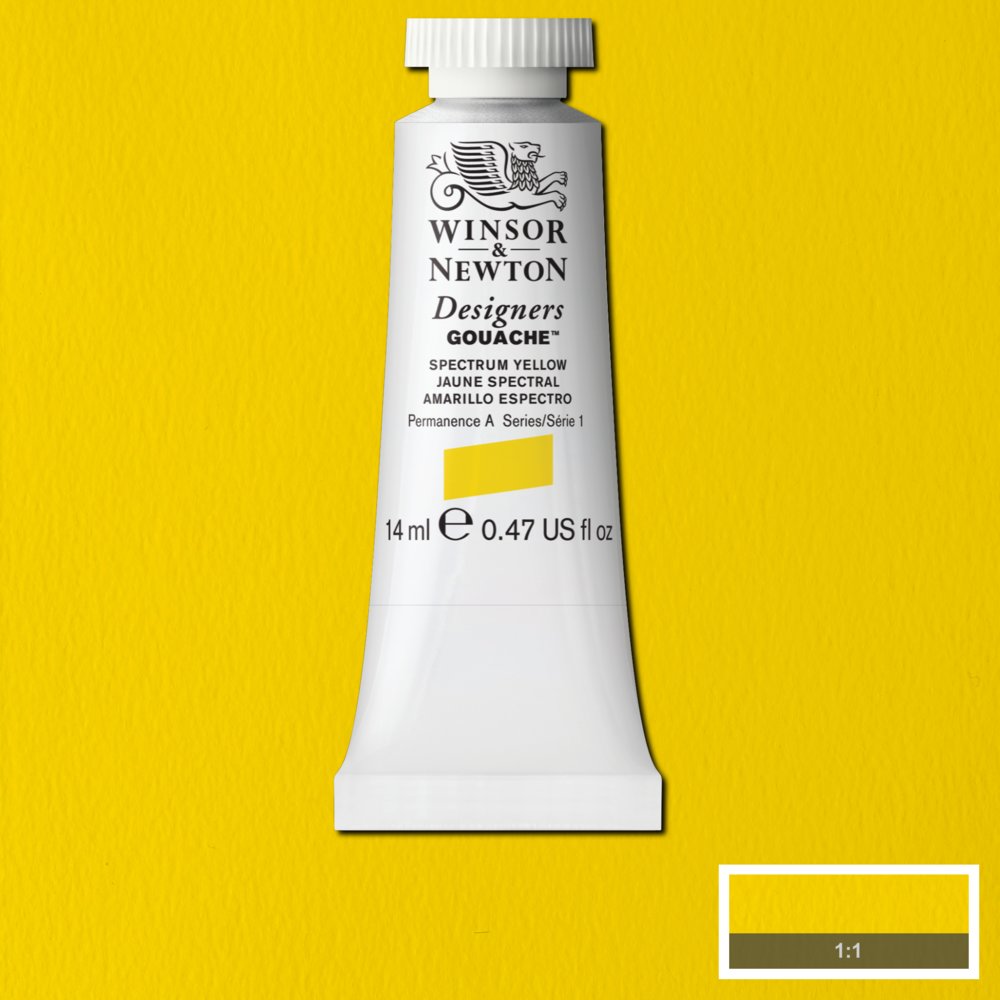 Winsor & Newton Designers Gouache Spectrum Yellow