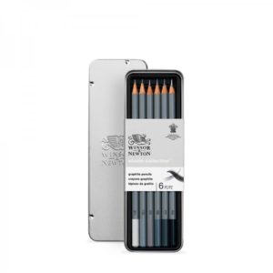 winsor and newton studio collection set of 6 graphite pencils